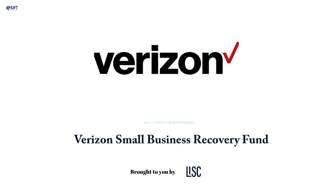 Verizon business recovery relief fund Free business grant for