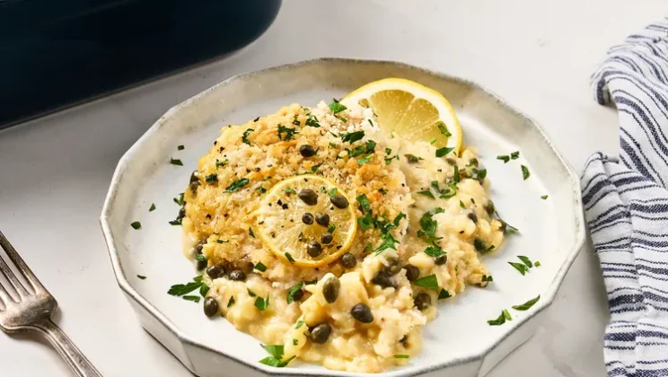 Easy Chicken Piccata Orzo Casserole Recipe: A Quick and Tasty Meal in Under 30 Minutes